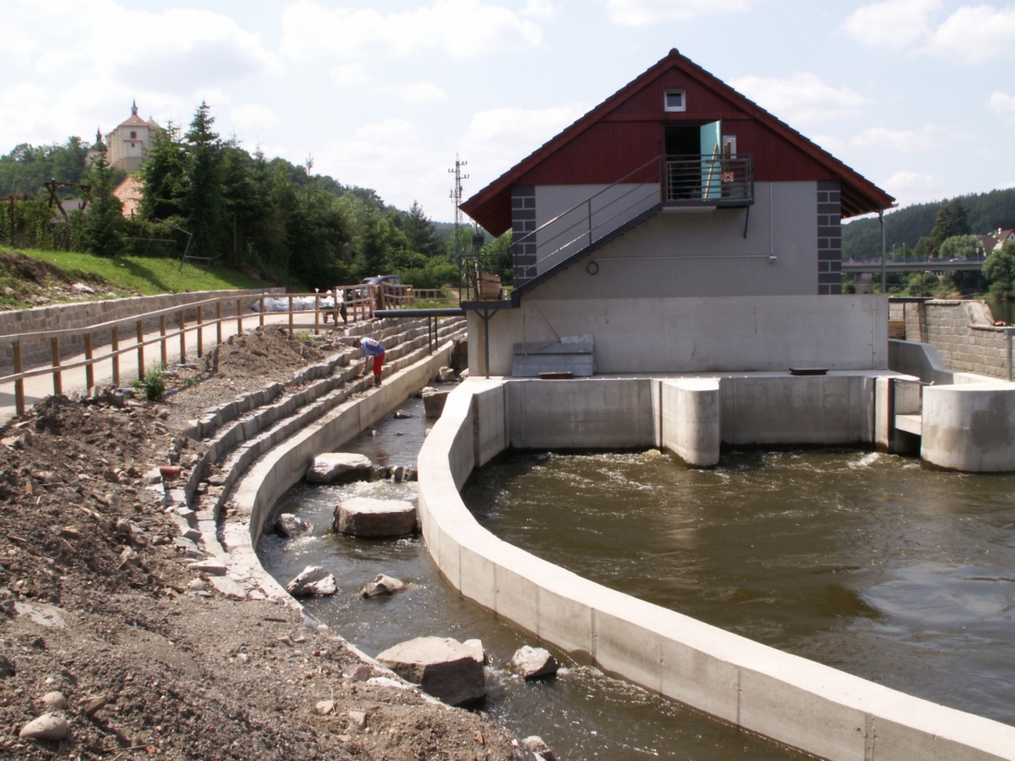 malá vodní elektrárna nižbor berounský region